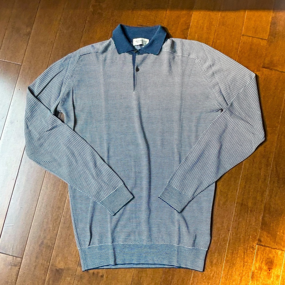 John Smedley Long Sleeve Polo